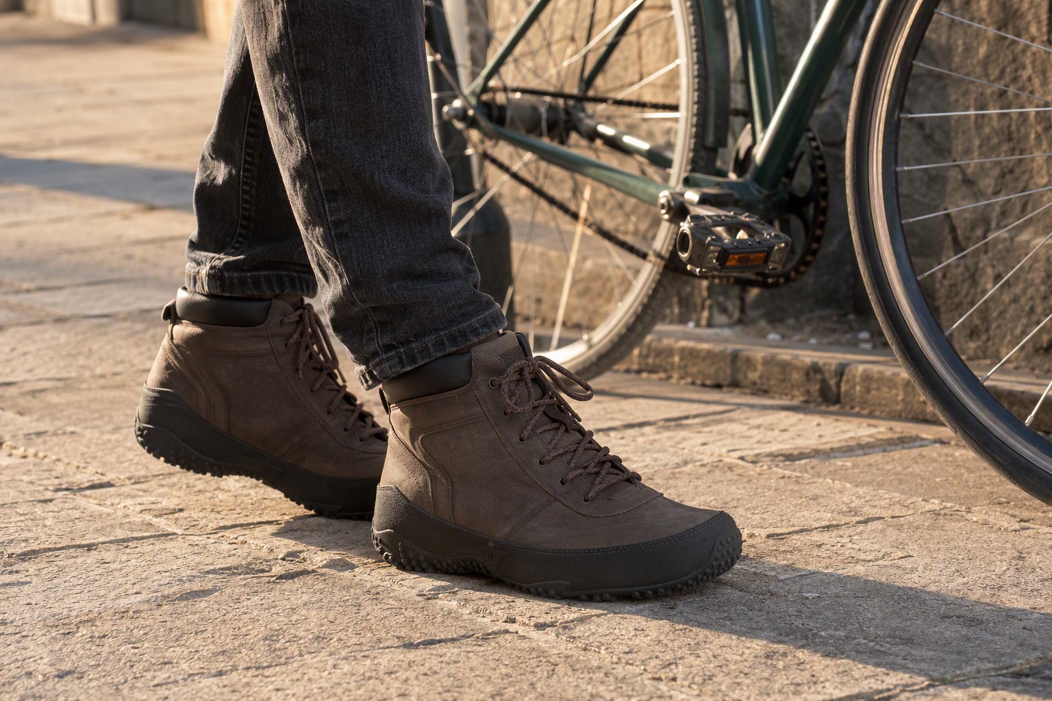 Uso urbano de botas genéricas